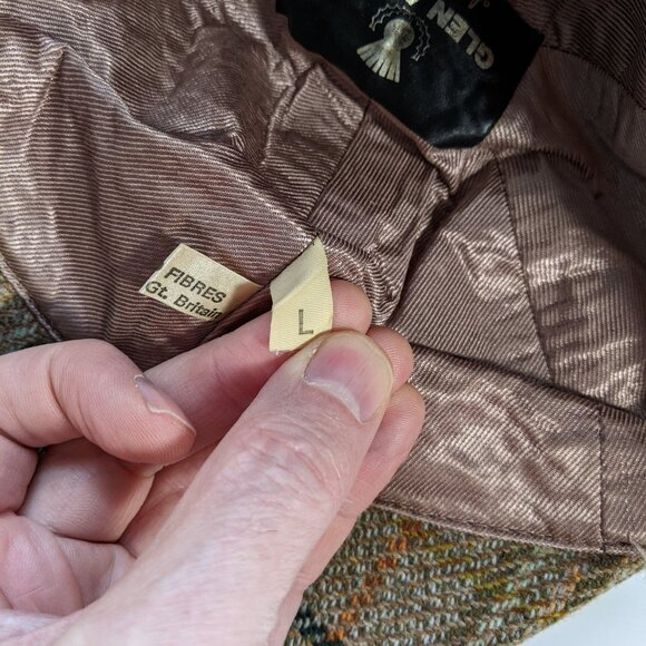 Glen Appin Scotland Deerstalker Wool Hat Tweed Two Billed Sherlock Holmes 21 in. - Picture 9 of 10